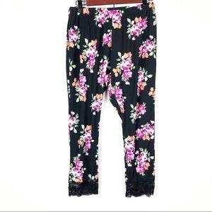 Ultra flirt floral leggings cropped